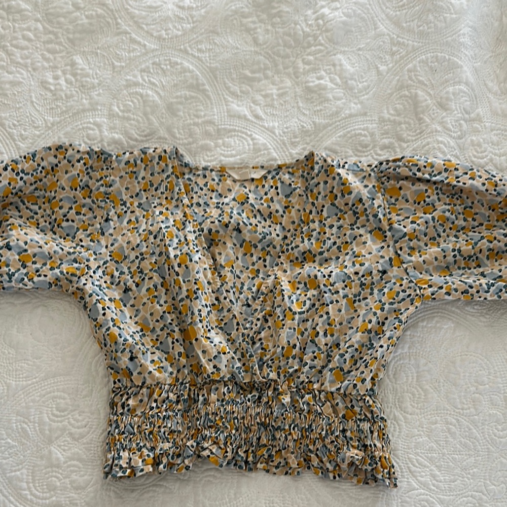 Floral Smocked Women's Top